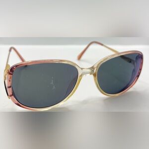 Zyloware Pink Gold Oval Sunglasses Frames Only